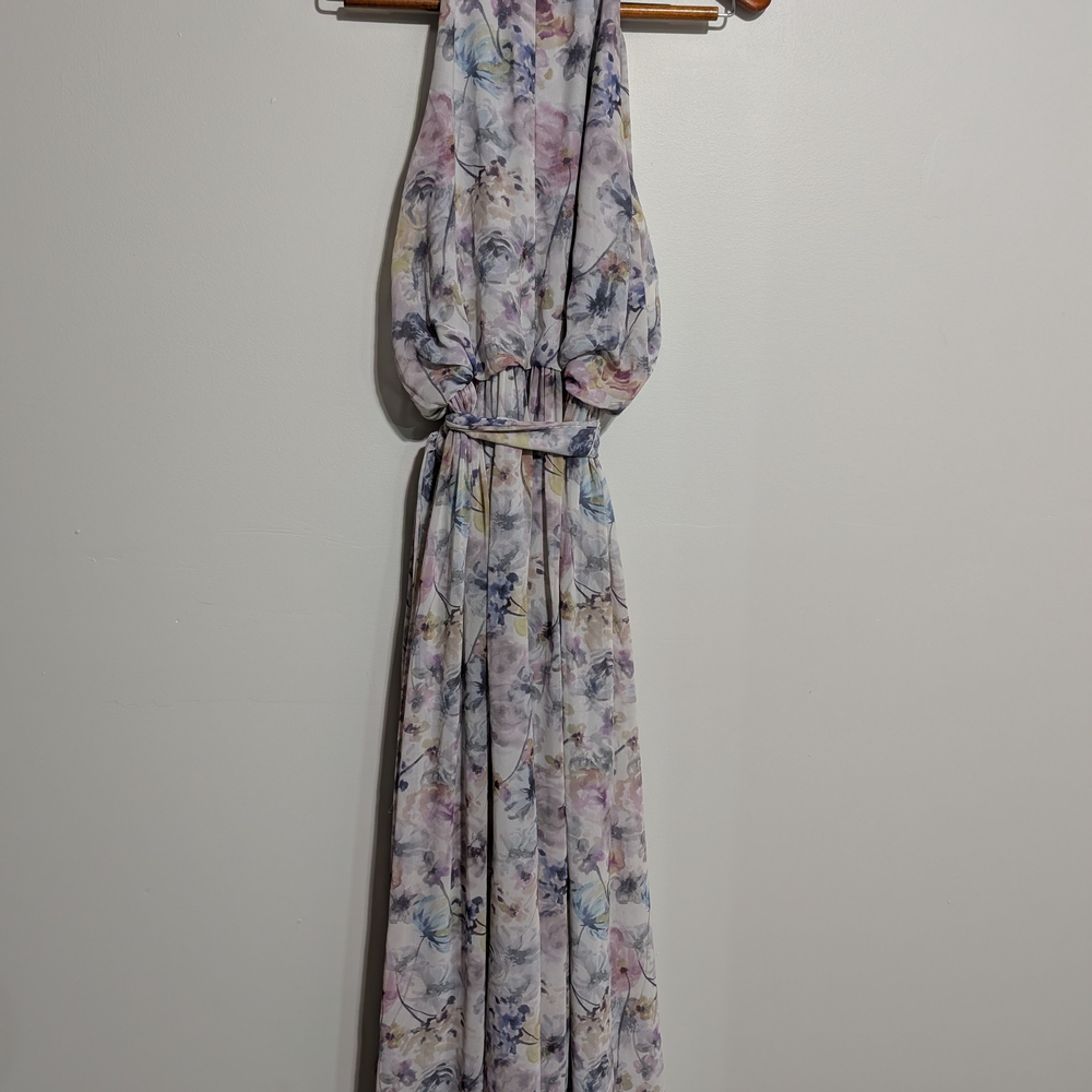 BHLDN Floral Maxi Dress in Soft Pastels - Picture 3 of 4